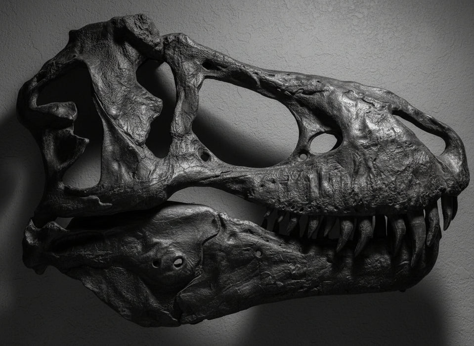 Life Size Tyrannosaurus rex Half skull Life sized 145cm long Wall Mount/Art