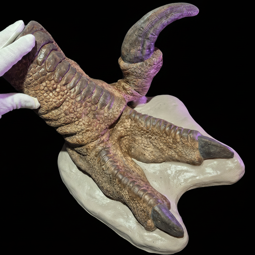 Utahraptor Killing Claw, Sickle Claw replica cast from an original sculpture by john Mac at The Prehistoric Store